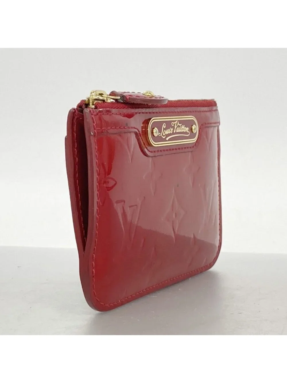 Louis Vuitton Coin Case Vernis Pochette Cles NM Pomme D'amour